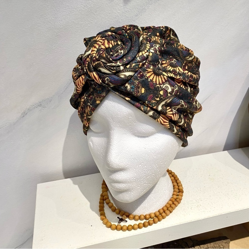 Beautiful trendy turbans/head Boho wraps w Gypsy spell/hippy/retro vibe - Picture 7 of 14
